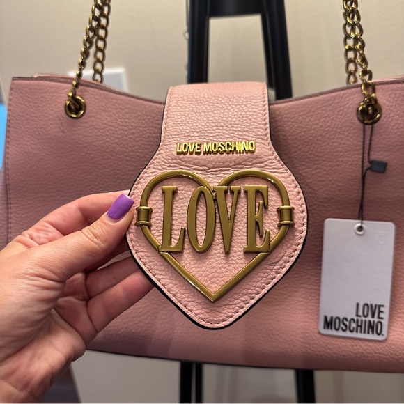 Love Moschino Dusty Rose Shoulder Bag - Picture 7 of 15